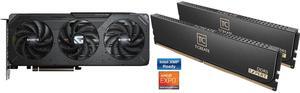 GPU Memory Combo -  GIGABYTE GV-R9060XTGAMING OC-8GD Bundle with  Team Group CTCED532G6000HC30DC01