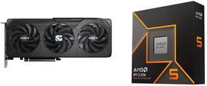 GPU CPU Combo -  GIGABYTE GV-R9060XTGAMING OC-8GD Bundle with  AMD 100-100001405WOF