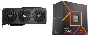 GPU CPU Combo -  GIGABYTE GV-R9060XTGAMING OC-8GD Bundle with  AMD 100-100001015BOX