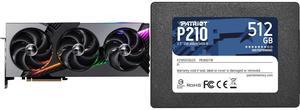 GPU SSD Combo -  MSI RTX 5070 12G VANGUARD SOC Bundle with  Patriot Memory P210S512G25