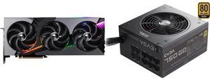 GPU PSU Combo -  MSI RTX 5070 12G VANGUARD SOC Bundle with  EVGA 210-GQ-0750-V1