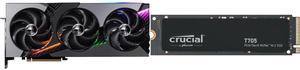 GPU SSD Combo -  MSI RTX 5070 12G VANGUARD SOC Bundle with  Crucial CT1000T705SSD3
