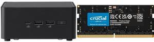 ASUS NUC 14 Pro RNUC14RVHU70000U Tall Barebone Kit (mini PC)with Intel 14th Gen Core Ultra 7 155H,  Triple Storage Design, Thunderbolt™ 4, Wi-Fi 6E & Bluetooth 5.3 - Memory and Storage Sold Separately Crucial DDR5 Classic 48GB 262-Pin DDR5