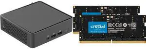 Mini-PC Memory Combo -  ASUS RNUC15CRKC50000U Bundle with  Crucial CT2K16G56C46S5