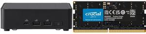Mini-PC Memory Combo -  ASUS RNUC14RVKU50000UI Bundle with  Crucial CT32G56C46S5