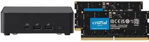 Mini-PC Memory Combo -  ASUS RNUC14RVKU50000UI Bundle with  Crucial CT2K32G56C46S5
