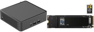 ASUS NUC 15 Pro Slim Barebone Kit Mini PC with Intel Series 2 Core 5 210H, 2x DDR5 SO-Dimm Slots, Dual Storage Design, Thunderbolt™ 4, Wi-Fi 7, Blue tooth 5.4 - Memory and Storage Sold Separately SAMSUNG 990 EVO PLUS SSD 1TB, PCIe Gen 4x4 ASUS NUC 15 Pro Slim Barebone Kit Mini PC with Intel Series 2 Core 5 210H, 2x DDR5 SO-Dimm Slots, Dual Storage Design, Thunderbolt™ 4, Wi-Fi 7, Blue tooth 5.4 - Memory and Storage Sold Separately SAMSUNG 990 EVO PLUS SSD 1TB, PCIe Gen 4x4