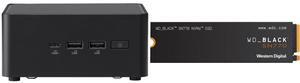ASUS NUC 14 Pro RNUC14RVHU70000U Tall Barebone Kit (mini PC)with Intel 14th Gen Core Ultra 7 155H,  Triple Storage Design, Thunderbolt™ 4, Wi-Fi 6E & Bluetooth 5.3 - Memory and Storage Sold Separately Western Digital WD_BLACK 1TB SN770 NVMe