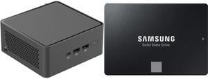 ASUS NUC 15 Pro Tall Barebone Kit Mini PC with Intel Series 2 Core 7 240H, 2x DDR5 SO-Dimm Slots, Dual Storage Design, Thunderbolt™ 4, Wi-Fi 7, Blue tooth 5.4 - Memory and Storage Sold Separately SAMSUNG 870 EVO 4TB 2.5 Inch SATA III Inter ASUS NUC 15 Pro Tall Barebone Kit Mini PC with Intel Series 2 Core 7 240H, 2x DDR5 SO-Dimm Slots, Dual Storage Design, Thunderbolt™ 4, Wi-Fi 7, Blue tooth 5.4 - Memory and Storage Sold Separately SAMSUNG 870 EVO 4TB 2.5 Inch SATA III Inter