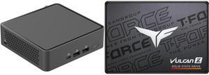 ASUS NUC 15 Pro Slim Barebone Kit Mini PC with Intel Series 2 Core 5 210H, 2x DDR5 SO-Dimm Slots, Dual Storage Design, Thunderbolt™ 4, Wi-Fi 7, Blue tooth 5.4 - Memory and Storage Sold Separately Team Group T-FORCE VULCAN Z 2.5" 512GB SATA ASUS NUC 15 Pro Slim Barebone Kit Mini PC with Intel Series 2 Core 5 210H, 2x DDR5 SO-Dimm Slots, Dual Storage Design, Thunderbolt™ 4, Wi-Fi 7, Blue tooth 5.4 - Memory and Storage Sold Separately Team Group T-FORCE VULCAN Z 2.5" 512GB SATA