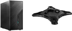 Asrock DeskMini B760 Series Black Mini PC Barebone System,Supports 14th, 13th & 12th Gen Intel ,Multi Video Output, 155 x 155 x 80 mm (1.92L) ASRock DESKMINI VESA MOUNT