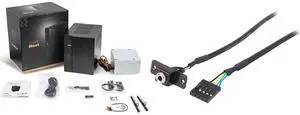 ASRock DESKMEET B660 Intel 12th Gen Mini PC Barebone System Supports a discrete ITX Video Card slot, CPU, Video Card , Memory, Storage are not included 8 Liter compact size ASRock Deskmini REAR AUDIO CABLE Barebone Accessory