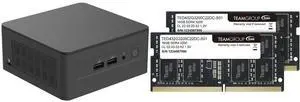 ASUS NUC 13 PRO RNUC13ANHI70000UI Black Barebone Tall Kit with Intel® Core™ i7-1360P, Single Unit - Memory and Storage Sold Separately) Team Elite 32GB (2 x 16GB) 260-Pin DDR4 SO-DIMM DDR4 3200 (PC4 25600) Laptop Memory Model TED432G3200C22