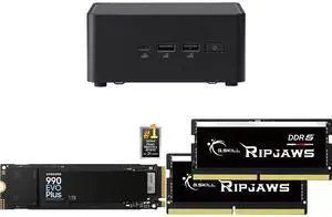Mini-PC SSD Memory Combo - ASUS RNUC14RVHU50000UI Bundle with SAMSUNG MZ-V9S1T0B/AM and G.SKILL F5-5600S4040A16GX2-RS Mini-PC SSD Memory Combo - ASUS RNUC14RVHU50000UI Bundle with SAMSUNG MZ-V9S1T0B/AM and G.SKILL F5-5600S4040A16GX2-RS