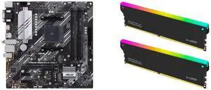 Motherboard Memory Combo -  ASUS PRIME B550M-A WIFI II Bundle with  V-color TL416G32S816CSPKWK