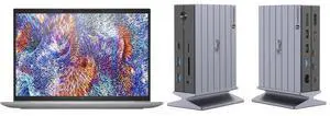 HP ZBook Firefly G11 A 14.0" Mobile Workstation AMD Ryzen 7 Pro 8840HS 16GB Memory 512 GB SSD AMD Radeon 780M  Windows 11 Pro A6UH4UT#ABA Rosewill 14-in-1 Thunderbolt 4 Certified, Laptop Docking Station with 100W Charging, 8K Display, Tripl
