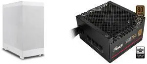 Computer Case PSU Combo -  Rosewill Helium Flow White Bundle with  Rosewill VSB750