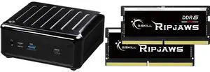 ASRock Industrial 4x4 BOX-7735U Black Fanned Embedded BOX PC G.SKILL Ripjaws SO-DIMM 32GB (2 x 16GB) 262-Pin DDR5 SO-DIMM DDR5 4800 (PC4 38400) Laptop Memory Model F5-4800S3434A16GX2-RS
