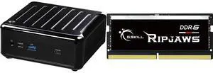 ASRock Industrial NUC BOX-1340P/D5 Black Barebone Systems - Mini-PC (13th Gen Intel CPU, support Quad display, USB 4) G.SKILL Ripjaws SO-DIMM 32GB 262-Pin DDR5 SO-DIMM DDR5 4800 (PC4 38400) Laptop Memory Model F5-4800S4039A32GX1-RS
