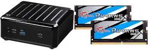 ASRock Industrial NUC BOX-1165G7 Fanned BOX Barebone (Include Intel 11th CPU i7 ) G.SKILL Ripjaws Series 64GB (2 x 32GB) 260-Pin DDR4 SO-DIMM DDR4 3200 (PC4 25600) Laptop Memory Model F4-3200C22D-64GRS