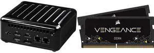 ASRock Industrial 4x4 BOX-5800U SoC Fanned Embedded BOX PC (Include AMD Ryzen 5800U, TPM 2.0 Onboard IC, Supports Quad display, 1 x HDMI 2.0a, 3 x DP (2 from Type C)) CORSAIR Vengeance 16GB (2 x 8GB) 260-Pin DDR4 SO-DIMM DDR4 3200 (PC4 2560