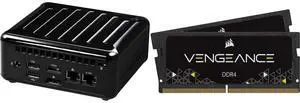 ASRock Industrial 4x4 BOX-5800U SoC Fanned Embedded BOX PC (Include AMD Ryzen 5800U, TPM 2.0 Onboard IC, Supports Quad display, 1 x HDMI 2.0a, 3 x DP (2 from Type C)) CORSAIR Vengeance 32GB (2 x 16GB) 260-Pin DDR4 SO-DIMM DDR4 3200 (PC4 256