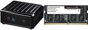 ASRock Industrial NUC BOX-1165G7 Fanned BOX Barebone (Include Intel 11th CPU i7 ) Team Elite 8GB 260-Pin DDR4 SO-DIMM DDR4 3200 (PC4 25600) Laptop Memory Model TED48G3200C22-S01