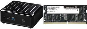 ASRock Industrial NUC BOX-1165G7 Fanned BOX Barebone (Include Intel 11th CPU i7 ) Team Elite 16GB 260-Pin DDR4 SO-DIMM DDR4 3200 (PC4 25600) Laptop Memory Model TED416G3200C22-S01