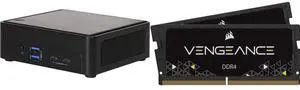 ASRock Industrial NUCS BOX-1340P/D4 Black Barebone Systems - Mini-PC(Intel® 13th Gen (Raptor Lake-P) Core™ Processors i5-1340P, Supports Quad display, 2 x HDMI 2.0b, 2 x DP 1.4a (from Type-C)) CORSAIR Vengeance 16GB (2 x 8GB) 260-Pin DDR4 S