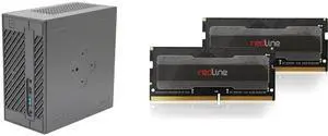 ASRock DESKMINI 310W Mini / Booksize Barebone System Mushkin Enhanced Redline 16GB (2 x 8GB) 260-Pin DDR4 SO-DIMM DDR4 2666 (PC4 21300) Laptop Memory Model MRA4S266GHHF8GX2
