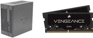ASRock DESKMINI 310W Mini / Booksize Barebone System CORSAIR Vengeance 32GB (2 x 16GB) 260-Pin DDR4 SO-DIMM DDR4 2666 (PC4 21300) Laptop Memory Model CMSX32GX4M2A2666C18