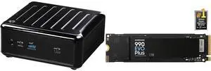 ASRock Industrial NUC BOX-1165G7 Fanned BOX Barebone (Include Intel 11th CPU i7 ) SAMSUNG 990 EVO PLUS SSD 1TB, PCIe Gen 4x4 | Gen 5x2 M.2 2280, Speeds Up-to 7,150 MB/s, Upgrade Storage for PC/Laptops, HMB Technology and Intelligent Turbowr