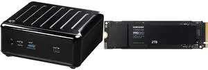 ASRock Industrial NUC BOX-1165G7 Fanned BOX Barebone (Include Intel 11th CPU i7 ) SAMSUNG 990 EVO SSD 2TB, PCIe Gen 4x4, Gen 5x2 M.2 2280 NVMe Internal Solid State Drive, Speeds Up to 5,000MB/s, Upgrade Storage for PC Computer, Laptop, MZ-V