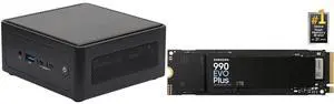 ASRock Industrial 4X4 BOX-AI340 Barebone Systems- Mini-PC (AMD Ryzen™ AI 5 340 CPU Kraken Point APU, DDR5 5600, support Quad-Display, USB4, Fanned BOX) Single Unit - Memory and Storage Sold Separately SAMSUNG 990 EVO PLUS SSD 1TB, PCIe Gen