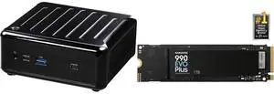 ASRock Industrial NUC BOX-1340P/D5 Black Barebone Systems - Mini-PC (13th Gen Intel CPU, support Quad display, USB 4) SAMSUNG 990 EVO PLUS SSD 1TB, PCIe Gen 4x4 | Gen 5x2 M.2 2280, Speeds Up-to 7,150 MB/s, Upgrade Storage for PC/Laptops, HM