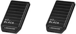 2 x WD_Black 1TB C50 Storage Expansion Card, Officially Licensed for Xbox – Quick Resume, Plug & Play, NVMe SSD Expansion for Xbox Series X|S Gaming Consoles - WDBMPH0010BNC-WCSN
