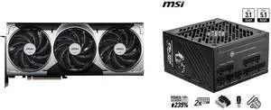 GPU PSU Combo -  MSI RTX 5090 32G VENTUS 3X OC Bundle with  MSI MPG A1250GS PCIE5