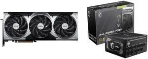 GPU PSU Combo -  MSI RTX 5090 32G VENTUS 3X OC Bundle with  MSI MAG A1250GL PCIE5