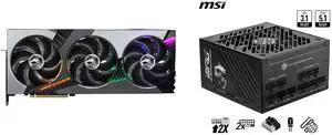 GPU PSU Combo -  MSI RTX 5080 16G VANGUARD SOC Bundle with  MSI MPG A1000GS PCIE5