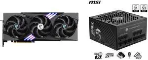 GPU PSU Combo -  MSI RTX 5070 TI 16G GAMING TRIO OC Bundle with  MSI MPG A1000GS PCIE5