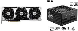GPU PSU Combo -  MSI RTX 5070 TI 16G VENTUS 3X OC Bundle with  MSI MPG A850GS PCIE5