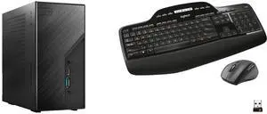 Barebone Systems Keyboard Combo -  ASRock DESKMINI X300W Bundle with  Logitech 920-002416