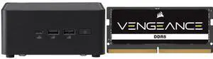 ASUS NUC 14 Pro RNUC14RVHU70000U Tall Barebone Kit (mini PC)with Intel 14th Gen Core Ultra 7 155H,  Triple Storage Design, Thunderbolt™ 4, Wi-Fi 6E & Bluetooth 5.3 - Memory and Storage Sold Separately CORSAIR Vengeance 32GB 262-Pin DDR5 SO-
