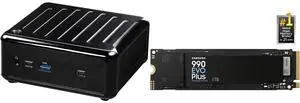ASRock Industrial 4x4 BOX-7535U Black Fanned Embedded BOX PC SAMSUNG 990 EVO PLUS SSD 1TB, PCIe Gen 4x4 | Gen 5x2 M.2 2280, Speeds Up-to 7,150 MB/s, Upgrade Storage for PC/Laptops, HMB Technology and Intelligent Turbowrite 2.0 (MZ-V9S1T0B/A