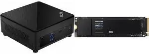 MSI Cubi 5 12M-086BUS Intel SoC Intel Core i3-1215U WIFI 6E 1xHDMI out(2.0b) 1x DP-out(1.4) 2xRJ45 4 USB 3.2 Barebone Systems - Mini-PC,Single Unit - Memory and Storage Sold Separately SAMSUNG 990 EVO SSD 2TB, PCIe Gen 4x4, Gen 5x2 M.2 2280