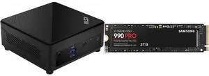 MSI Cubi 5 12M-086BUS Intel SoC Intel Core i3-1215U WIFI 6E 1xHDMI out(2.0b) 1x DP-out(1.4) 2xRJ45 4 USB 3.2 Barebone Systems - Mini-PC,Single Unit - Memory and Storage Sold Separately SAMSUNG 990 PRO 2TB SSD, PCIe Gen4 M.2 2280, Seq. Read