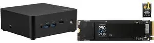 MSI Cubi NUC 13MQG 202BUS Mini Barebone PC, Intel Core i7-1365U vPro Enterprise, ( windows os, RAM, HDD are not included)   Cubi13MQG202B SAMSUNG 990 EVO PLUS SSD 1TB, PCIe Gen 4x4 | Gen 5x2 M.2 2280, Speeds Up-to 7,150 MB/s, Upgrade Storag