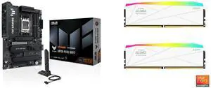 Motherboard Memory Combo -  ASUS TUF GAMING X870E-PLUS WIFI7 Bundle with  V-color GTMXFAL3264832WWK
