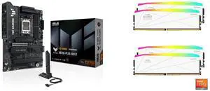 Motherboard Memory Combo -  ASUS TUF GAMING X870E-PLUS WIFI7 Bundle with  V-color GTMXFAL4864832WW-DW