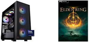 ABS Eurus Aqua Gaming PC - Windows 11 - Intel Core Ultra 9 285K - GeForce RTX 5090 - DLSS 4 - AI-Powered Performance - 32GB DDR5 6000MHz - 2TB M.2 NVMe SSD - EA285K50903 ELDEN RING - PC [Steam Online Game Code]